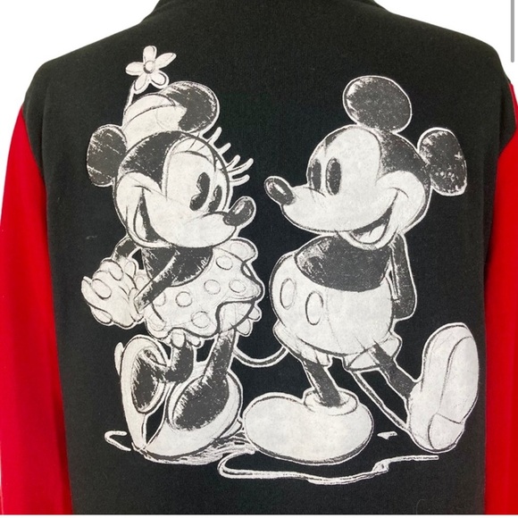 Disney Mickey & Minnie Mouse red black jacket - Picture 1 of 12